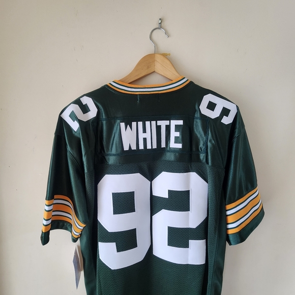 REGGIE WHITE GREEN BAY PACKERS VINTAGE THROWBACK JERSEY - Picture 4 of 4